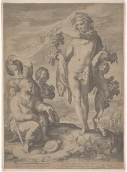 Drickare ber Bacchus om fortsättningen av hans gåvor