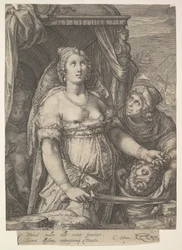 Judith och chefen för Holofernes, 15751607.
