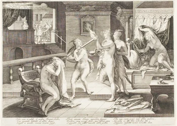 Tallrik tre, från Five Wise and Five Foolish Virgins