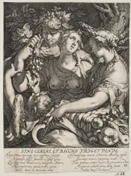 Alliansen av Venus med Bacchus och Ceres