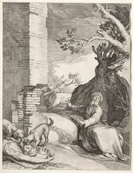 Förutsägelsen av Ahijah, 1604.