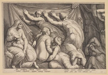 Bestraffningen av Niobe (plansch 1)