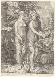 Två av Dianas nymfer vid en ström Diana och hennes nymfer (serietitel)