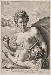 Venus och Amor, ca. 1595.