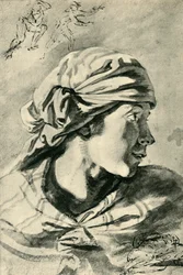 Chef för en ung kvinna, mitten av slutet av 1600-talet, 1943.