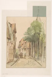 Utsikt över Kirchenstrasze i Lingen