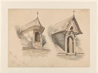 Två takkupor i Nürnberg