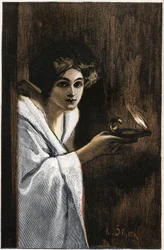 illustration av JAN STYKA (1858-1925) till romanen "Quo Vadis" av Henryk Sienkiewicz.