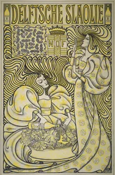 Affisch för Delft Salad Oil, 1894 (papper)