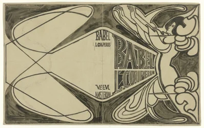Banddesign för: Louis Couperus, Babel, 1901
