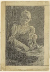Mamma med barn