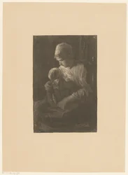Mamma med barn
