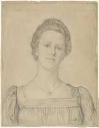 Porträtt av Emilie van Kerckhoff