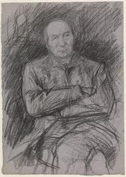 Porträtt av Frederik W. van Eeden