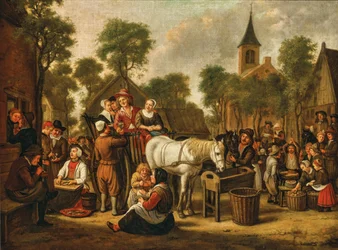 Jan Victors marknadsscen 1650-tal
