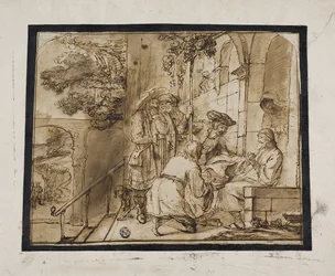 Josefs bröder visar sin kappa för Jakob, 1640-talet