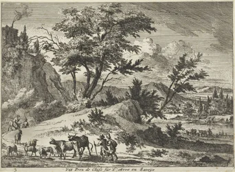 Utsikt över en väg nära Cluses på Arve, Savoie Vue Prez de Cluse sur L´Arve en Savoije (titel på objekt) Faces in Savoie (serietitel)