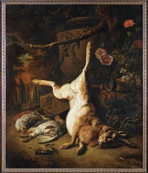 Stilliv med död hare