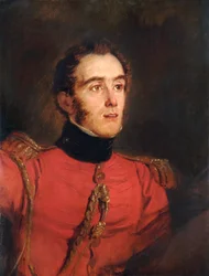 Porträtt av generalmajor John Freemantle, brittisk soldat, 1821
