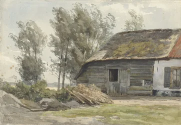 Bondegård med ladugård