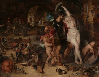The Return from War: Mars Disarmed by Venus, c.1610-2