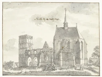 Ruinerna av kyrkan i Mill