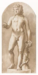 Ung Bacchus stående