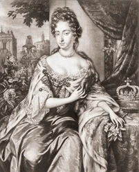 Drottning Mary II av England, Skottland och Irland.