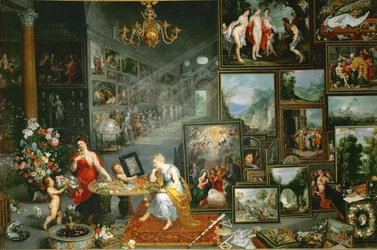 Allegory of Sight (målning på trä)
