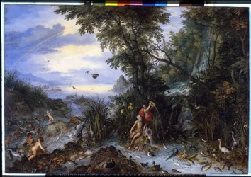 Vatten. Målning av Brueghel Jan I