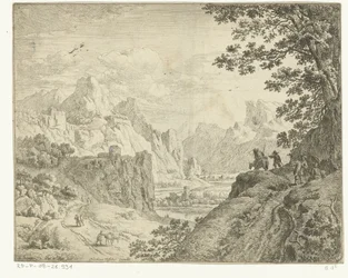 Flodlandskap med resenärer Rhenlandskap (serietitel)