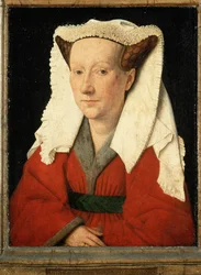 Margaret van Eyck, hustru till konstnären ...