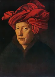 Självporträtt av en man, 1433.