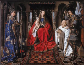 Jungfru Maria med barnet och Canon van der Paele