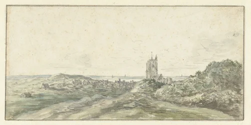 Utsikt över Egmond aan Zee