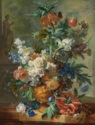 Stilleben med blommor