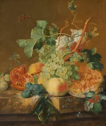 Stilleben med frukt