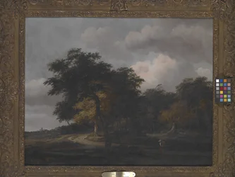 Landskap med Huis Ten Bosch, ca 1660 (olja på duk)