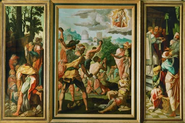 Polyptyk av St. James Major och St. Stephen,