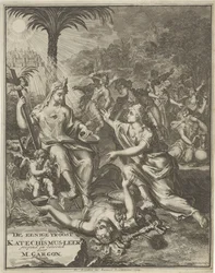 Titelsida för: M. Gargon, Den enda trösten, 1713