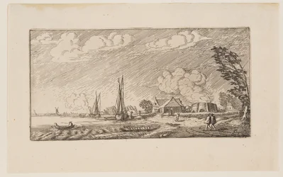 Lime-Kiln i stormigt väder, från Six Landscapes
