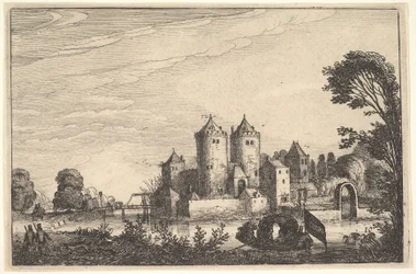 Slottet, ca. 1616.