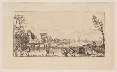 Vinterlandskap, från Six Landscapes
