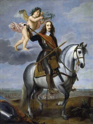 Leopold Guillaume de Habsbourg - Ridsporträtt av ärkehertig Leopold Wilhelm av Österrike (1614-1662) - Jan van den Hoecke (ou van Hoek, van Hoeck, Vanhoek) (1611-1651) - Första halvan av 1600-talet. - Olja på duk - Groeninge Museum, Brygge