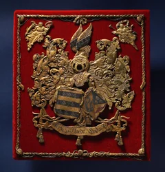 Jan van der Heydens och Sara ter Hiels familjevapen