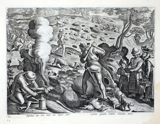 Jaktkaniner, illustration från 