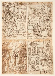 Åtta scener ur San Giovanni Gualbertos liv (recto and verso)
