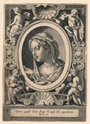 Temperance, skylt 7 av "VII Virtutim...Imagines"
