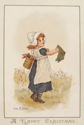 "A Happy Christmas" (chromolitho)