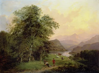 En Lochside i högländerna, 1847